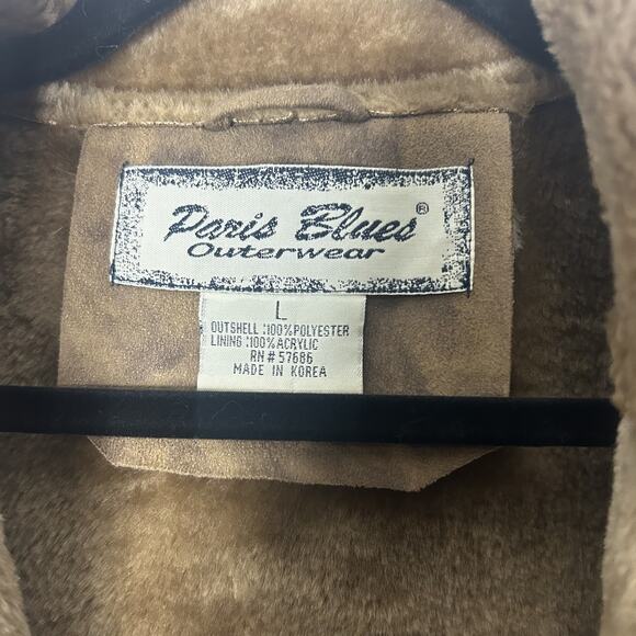 Vintage Paris Blues Outerwear Brown Jacket 90s - Picture 4 of 9